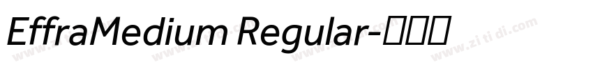 EffraMedium Regular字体转换